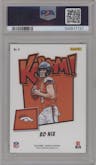Bo Nix from the 2024 Panini Absolute set graded by PSA and given an overall grade of 10.