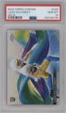 Ladd McConkey from the 2024 Topps Chrome set graded by PSA and given an overall grade of 10.