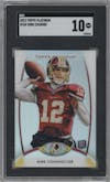 Kirk Cousins from the 2012 Topps Platinum set graded by SGC and given an overall grade of 10.