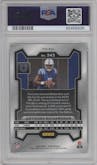 Anthony Richardson from the 2023 Panini Prizm set featuring a Green Wave  parallel graded by PSA and given an overall grade of 10.