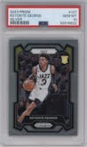Keyonte George from the 2023-24 Panini Prizm set featuring a Silver Prizm  parallel graded by PSA and given an overall grade of 10.