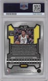 Keyonte George from the 2023-24 Panini Prizm set featuring a Silver Prizm  parallel graded by PSA and given an overall grade of 10.