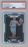 Brandon Miller from the 2023-24 Panini Prizm set featuring a Hyper Prizm parallel graded by PSA and given an overall grade of 9.