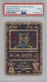 Ancient Mew from the 2000 Pokemon set graded by PSA and given an overall grade of 9.
