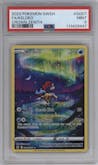 Keldeo from the 2023 Pokemon SWSH set graded by PSA and given an overall grade of 9.