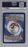 Keldeo from the 2023 Pokemon SWSH set graded by PSA and given an overall grade of 9.