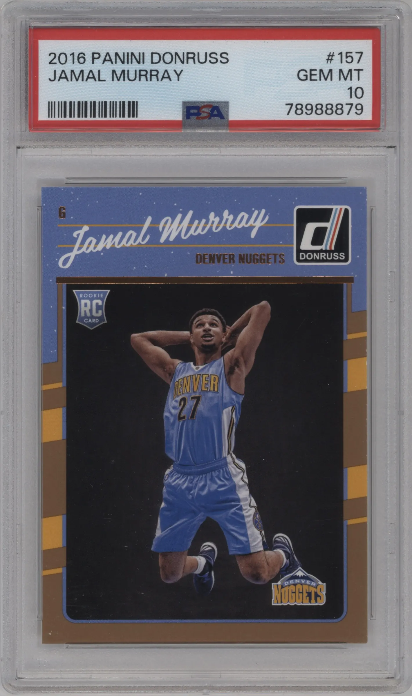 2016 Panini Donruss Jamal Murray #157 PSA 10