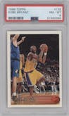 Kobe Bryant  from the 1996-97 Topps set graded by PSA and given an overall grade of 8.