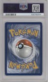 Espeon VMAX from the 2021 Pokemon SWSH set graded by PSA and given an overall grade of 10.