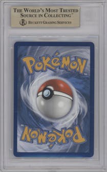 Charizard GX from the 2019 Pokemon S&M  set featuring a Shiny Vault parallel graded by Beckett and given an overall grade of 9.5.