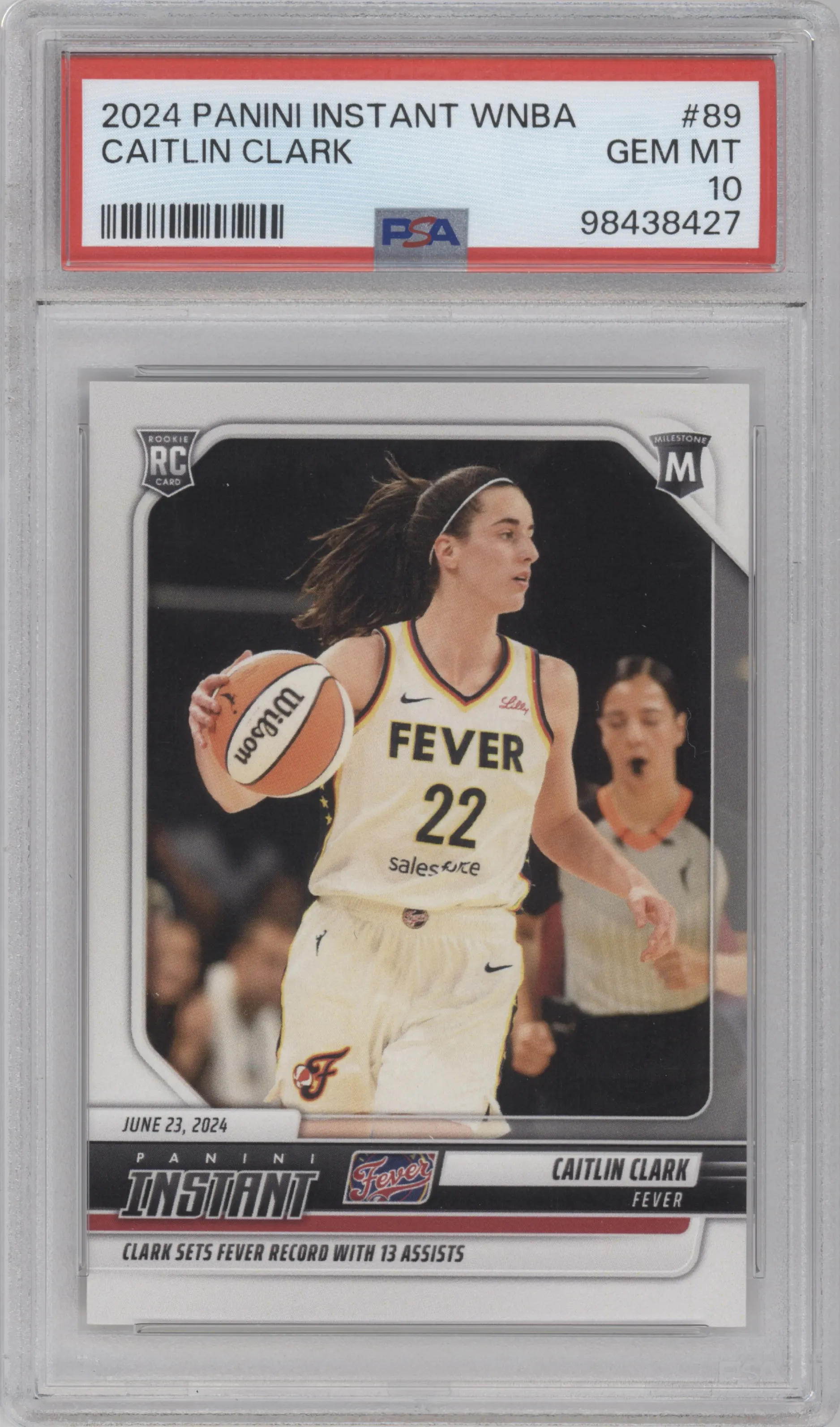 2024 Panini Instant WNBA Caitlin Clark PSA 10