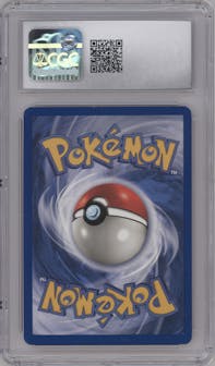 Raichu from the 1999 Pokemon set graded by CSG and given an overall grade of 9.