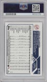 Oswaldo Cabrera  from the 2023 Topps Chrome Update set featuring a B&W Mini Diamond Refractor parallel graded by PSA and given an overall grade of 10.