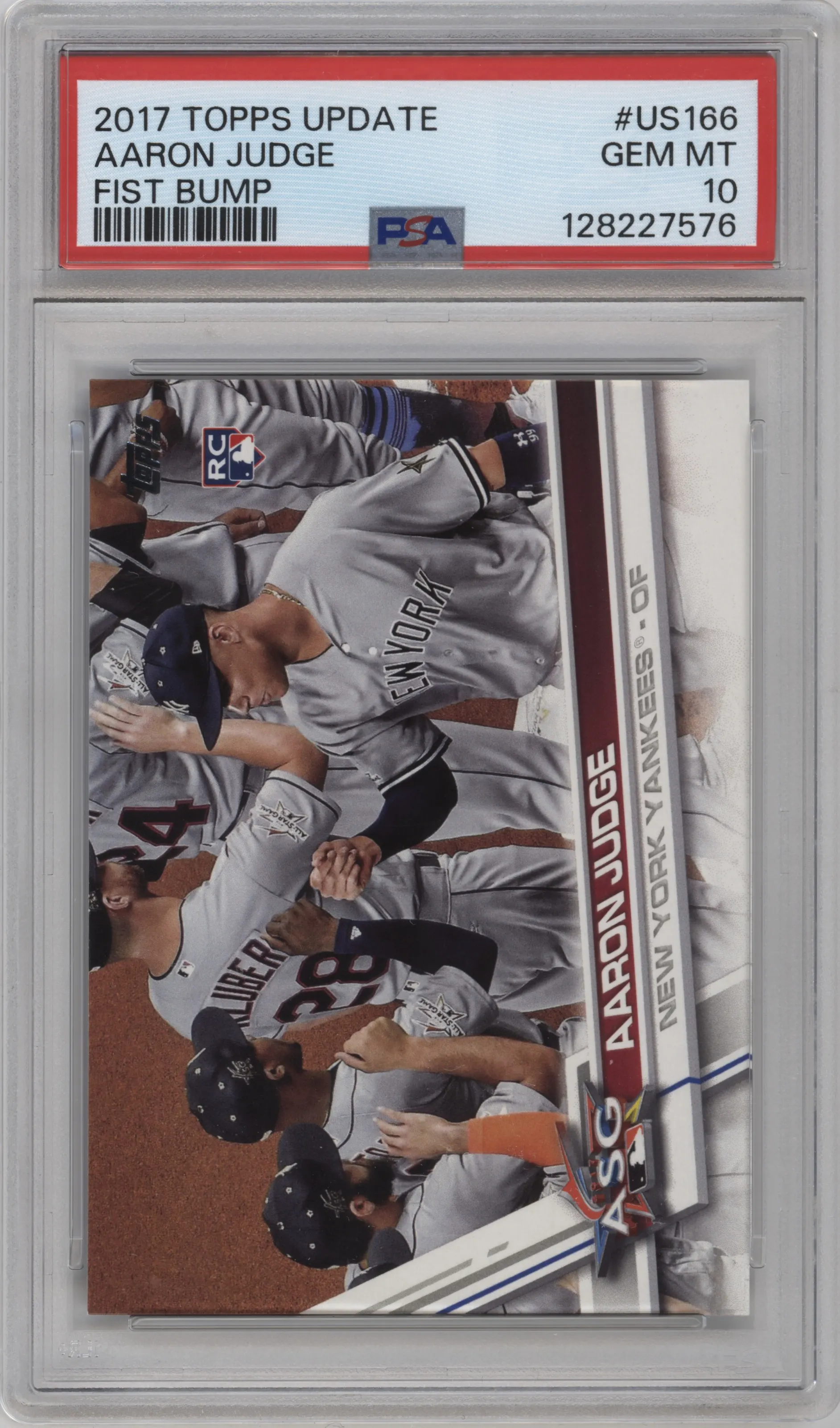 2017 Topps Update Variation Aaron Judge #US166 PSA 10