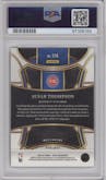 Ausar Thompson from the 2023-24 Panini Select  set featuring a Orange Flash parallel graded by PSA and given an overall grade of 10.