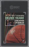 Dennis Rodman from the 1992-93 Topps Stadium Club set graded by SGC and given an overall grade of 9.