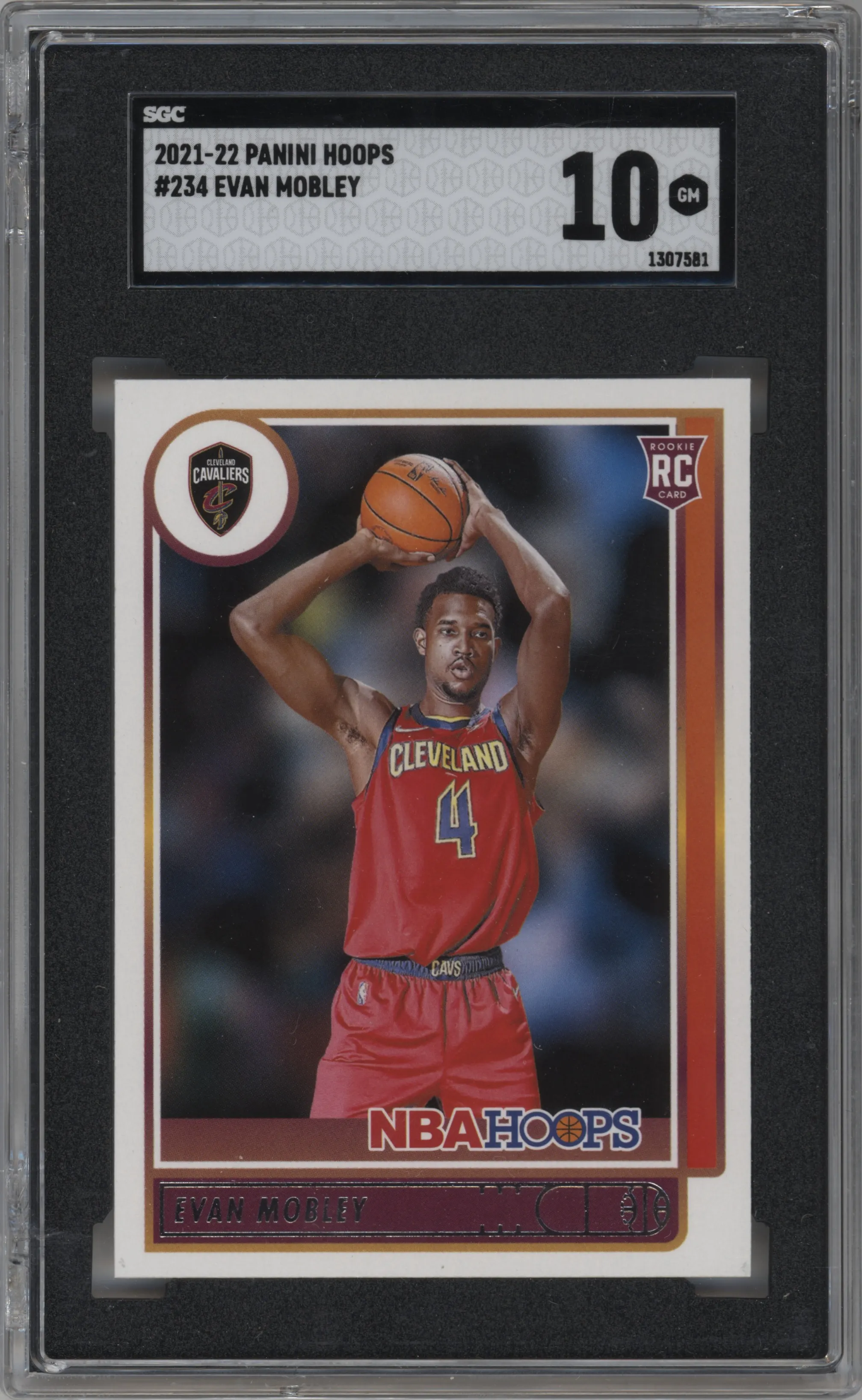 2021 Panini NBA Hoops Evan Mobley SGC 10