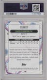 Zach Randolph from the 2023-24 Topps Chrome Cosmic set featuring a Black Eclipse Refractor parallel graded by PSA and given an overall grade of 10.