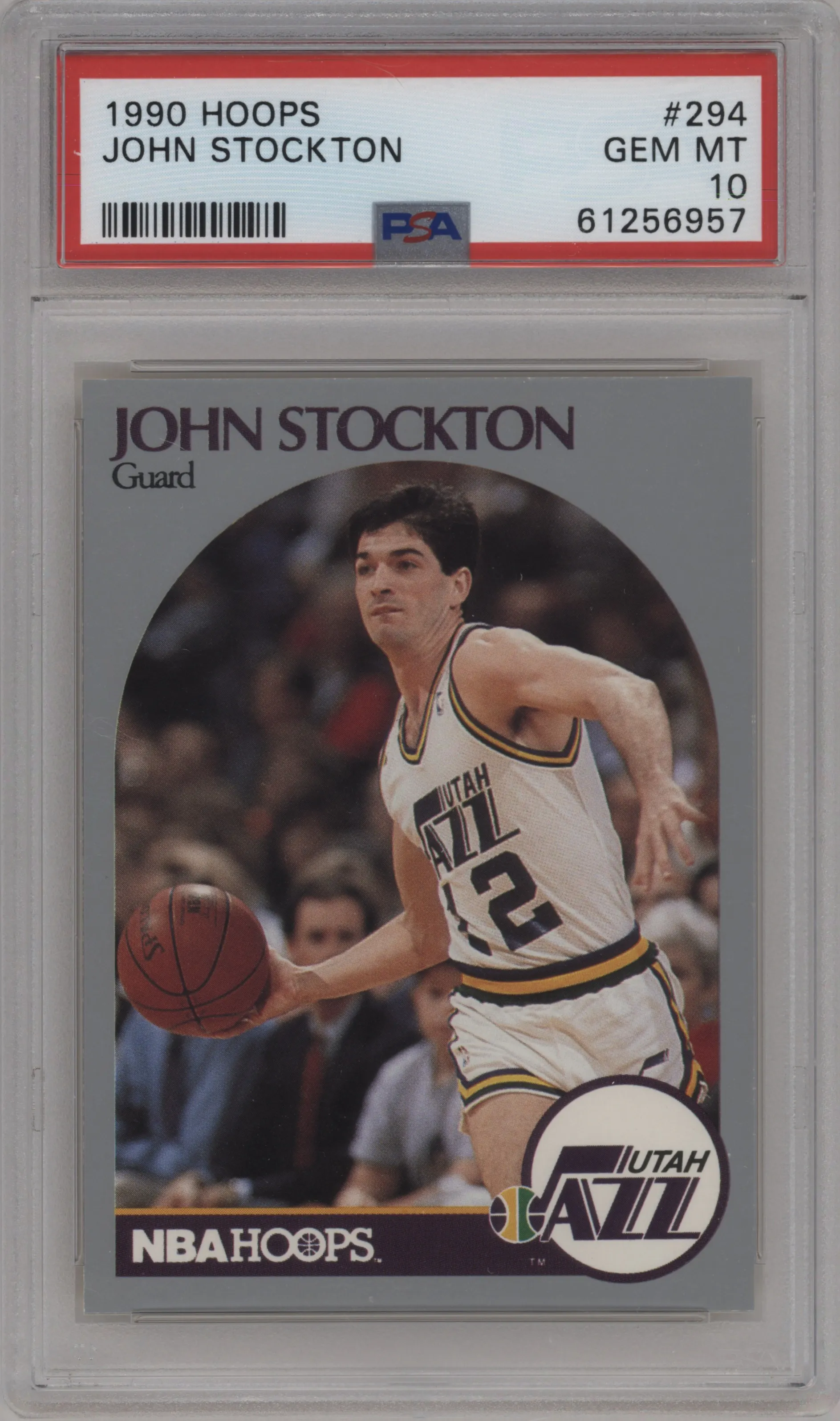 1990 NBA Hoops John Stockton PSA 10