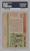 Sandy Koufax from the 1955 Topps set graded by PSA and given an overall grade of 4.