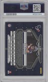 C.J. Stroud  from the 2023 Panini Mosaic set featuring a Green Mosaic parallel graded by PSA and given an overall grade of 10.