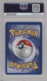 Blastoise from the 1999 Pokemon set graded by PSA and given an overall grade of 5.