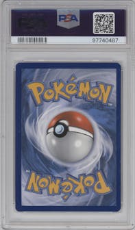 Glaceon VMAX from the 2021 Pokemon SWSH set graded by PSA and given an overall grade of 10.