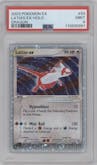 Latias ex from the 2003 Pokemon EX set graded by PSA and given an overall grade of 9.