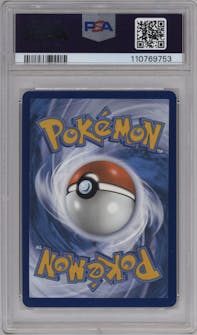 Darkrai VSTAR from the 2023 Pokemon SWSH set graded by PSA and given an overall grade of 10.