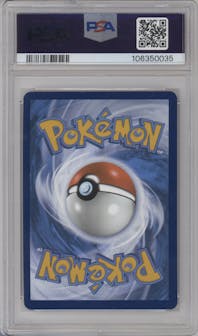 Roaring Moon ex from the 2025 Pokemon SV set graded by PSA and given an overall grade of 9.