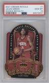 Jalen Green from the 2021-22 Crown Royale set graded by PSA and given an overall grade of 10.