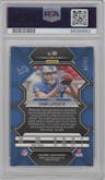Sam LaPorta from the 2023 Panini Mosaic set featuring a Pink Fluorescent parallel graded by PSA and given an overall grade of 9.