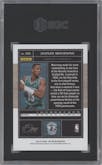 Alonzo Mourning from the 2023-24 Panini One and One set featuring a Green parallel graded by SGC and given an overall grade of 9.5.
