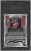 Bilal Coulibaly from the 2023-24 Panini Prizm set featuring a Fast Break Purple parallel graded by SGC and given an overall grade of 10.