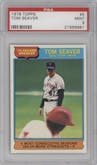 Tom Seaver  from the 1976 Topps set graded by PSA and given an overall grade of 9.