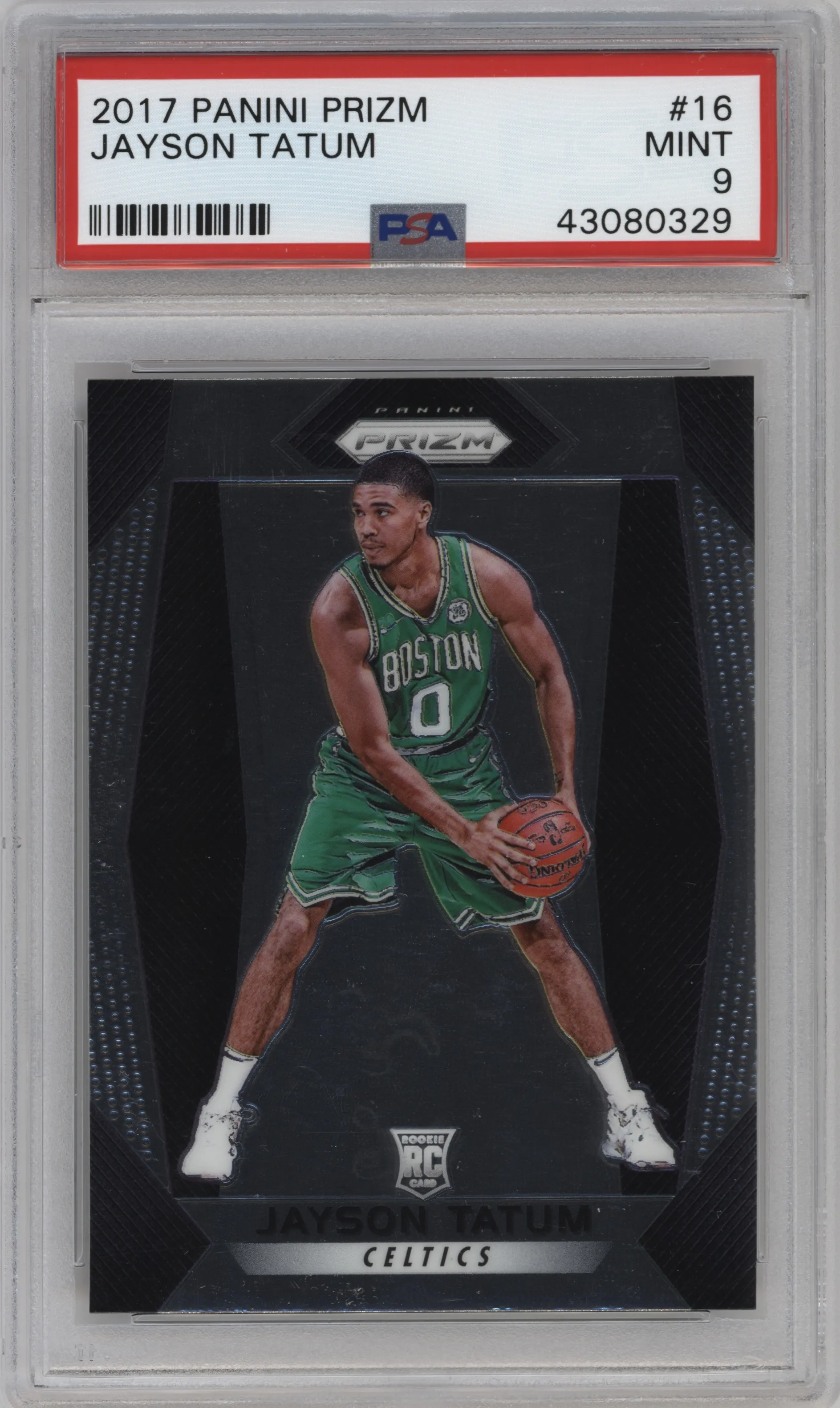 2017 Panini Prizm Jayson Tatum PSA 9