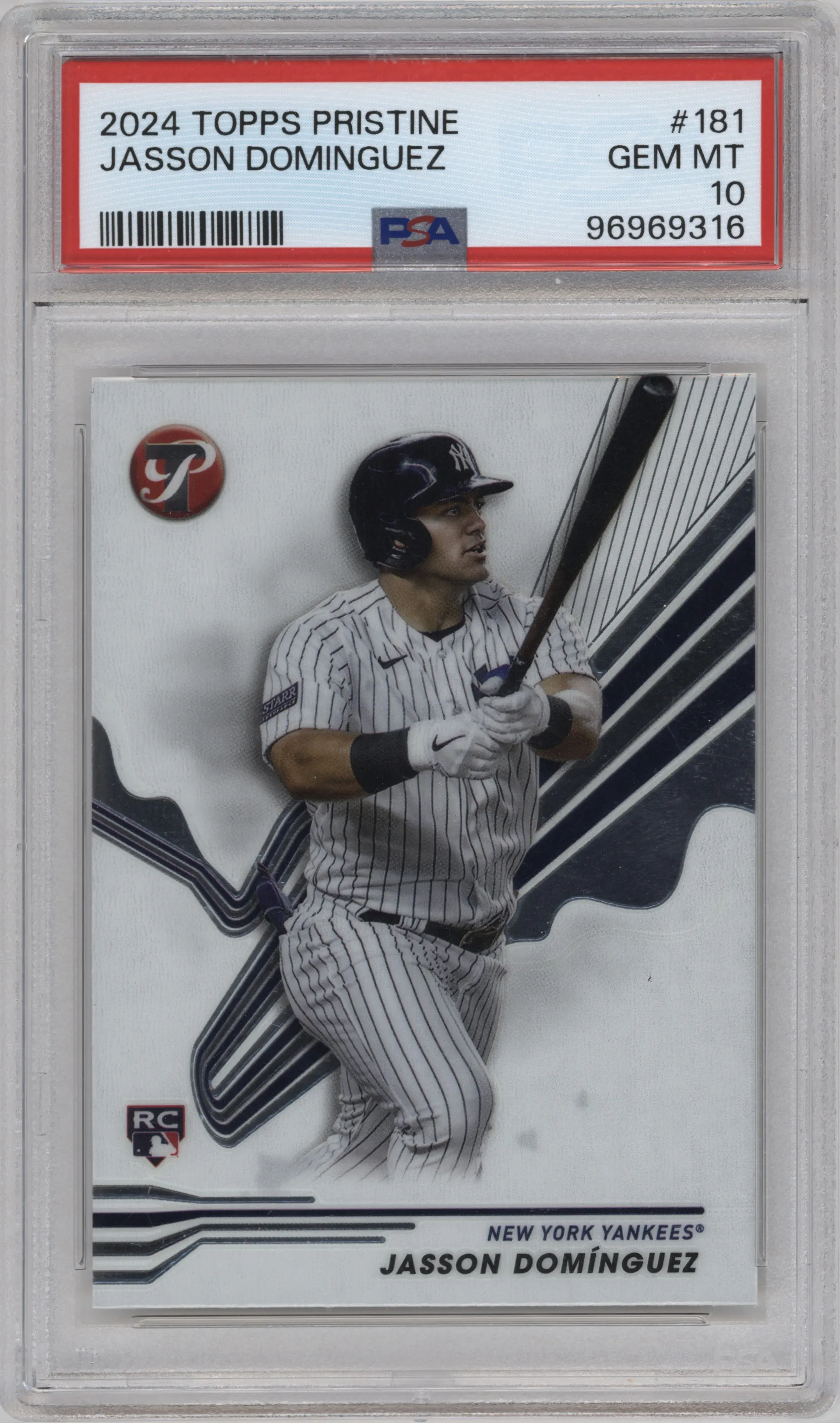 2024 Topps Pristine Jasson Dominguez PSA 10