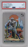 Terrell Owens from the 2024 Donruss set graded by PSA and given an overall grade of 9.