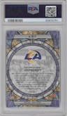 Cooper Kupp from the 2023 Panini Mosaic set graded by PSA and given an overall grade of 9.
