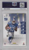 Odell Beckham Jr.  from the 2014 Panini Contenders set featuring a Cracked Ice Tickets  parallel graded by PSA and given an overall grade of 10.