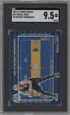 Nikola Jokic from the 2023-24 Panini Mosaic set graded by SGC and given an overall grade of 9.5.
