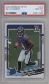 Zay Flowers from the 2023 Donruss Optic set graded by PSA and given an overall grade of 10.