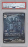 Golisopod ex from the 2023 Pokemon SV set graded by PSA and given an overall grade of 10.