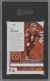 Joe Burrow from the 2020 Panini Absolute set graded by SGC and given an overall grade of 10.