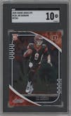 Joe Burrow from the 2020 Panini Absolute set graded by SGC and given an overall grade of 10.