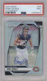 Rome Odunze from the 2024 Panini Prizm set graded by PSA and given an overall grade of 9.