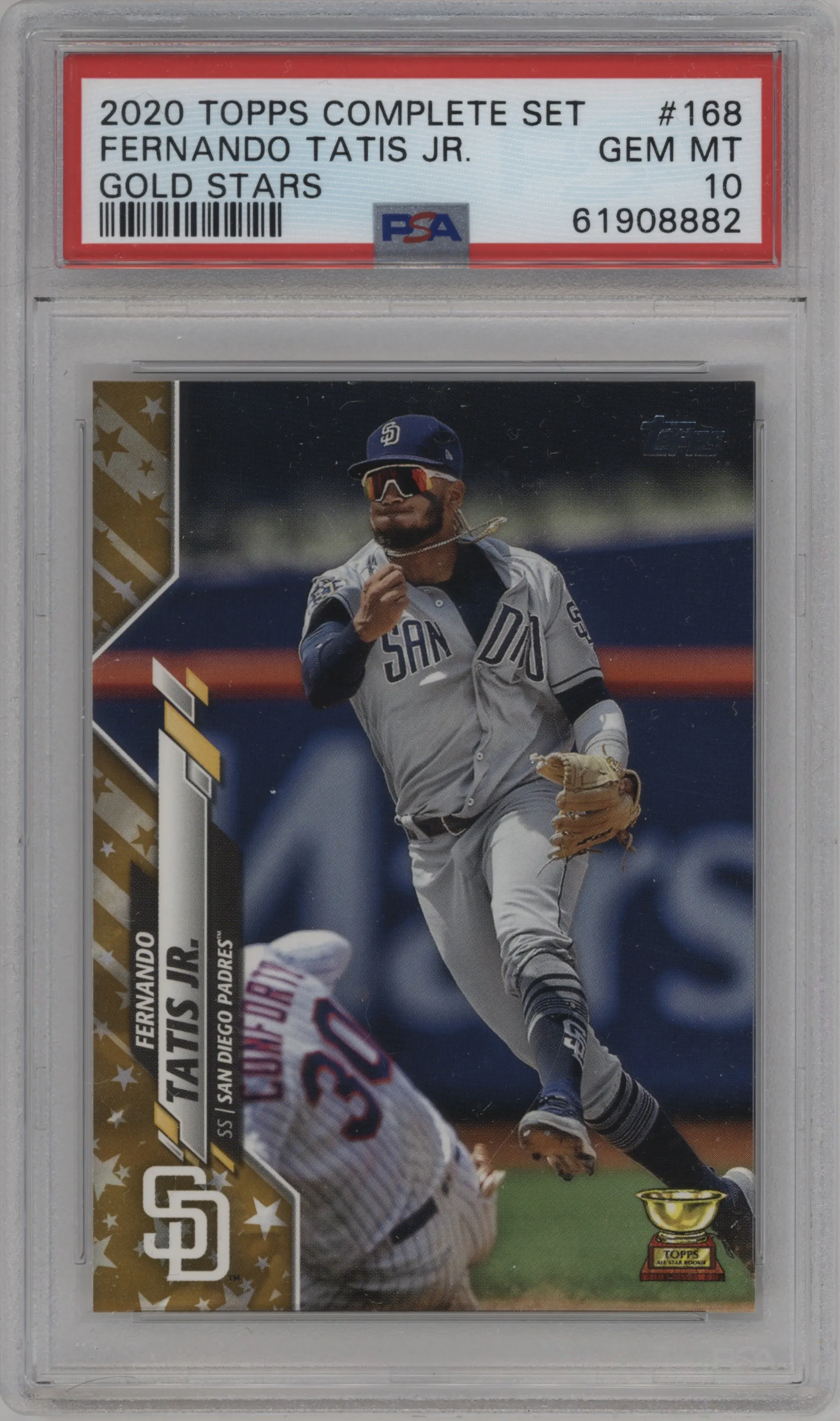 2020 Topps Series 1 Fernando Tatis Jr. Gold Stars PSA 10