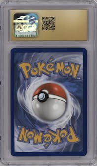 Leafeon VMAX from the 2021 Pokemon SWSH set graded by CSG and given an overall grade of 10.