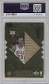 Michael Jordan from the 1995-96 Upper Deck SP Championship set graded by PSA and given an overall grade of 9.