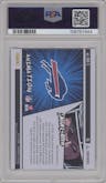 Josh Allen from the 2023 Panini Luminance set graded by PSA and given an overall grade of 10.